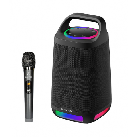 Garso sistema nešiojama 5.25" (15cm) 160W 60Hz - 18kHz FM, Bluetoothsu, su mikrofonu Blavec WS01-MB